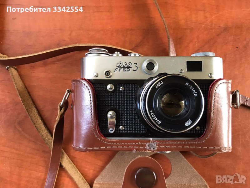 ФОТОАПАРАТ ФЕД 3 ФОТОАПАРАТ "ФЕД 3" FED 3 ОТЛИЧЕН, снимка 1