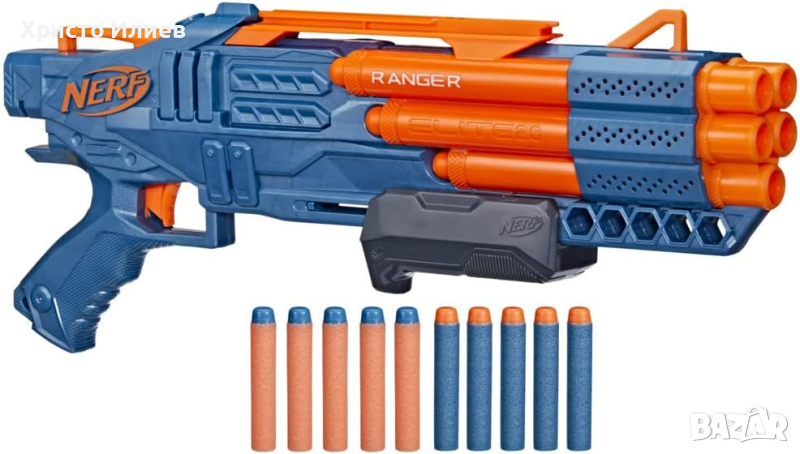 Бластер Нърф Nerf Elite 2.0 Ranger PD-5 Пистолет Помпа, снимка 1