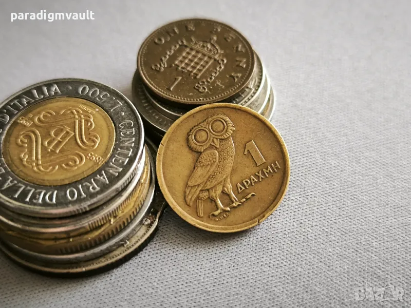 Mонета - Гърция - 1 драхма | 1973г., снимка 1