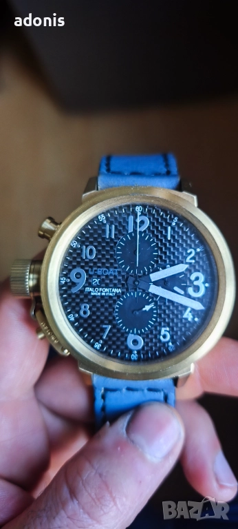 U - boat 7750 chronograph automatic mechanical watch Ю - боат Автомат хронограф механичен часовник, снимка 1