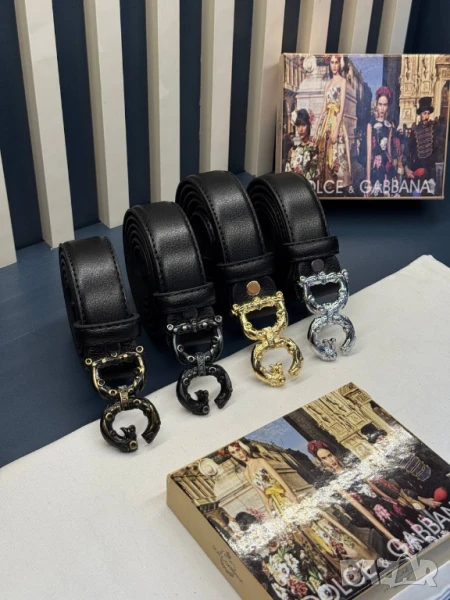 колани от естествена кожа в кутия dolce gabbana , снимка 1