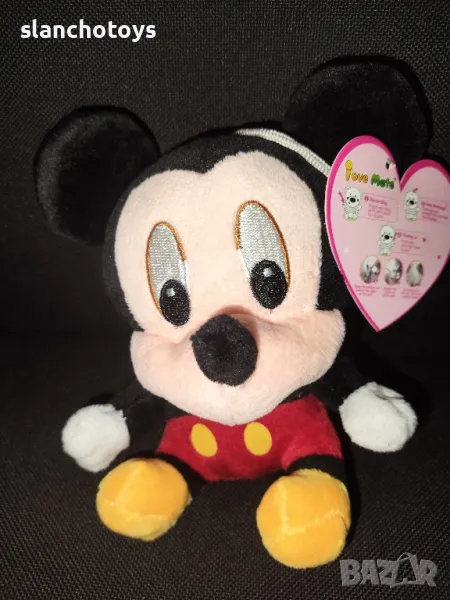 Записващ Мики Маус, с подаръчна кутия и плюшена раничка., снимка 1
