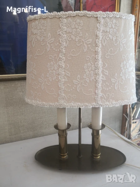 Старинна настолна лампа , снимка 1