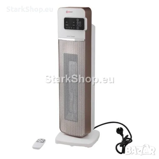 Вентилаторна Печка с Керамичен Нагревател 2000W FORCEKRAFT с Дисплей и Дистанционно, снимка 1