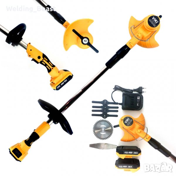 АКУМУЛАТОРЕН ГРАДИНСКИ ТРИМЕР КОСАЧКА VIKI 24V 5.0AH, снимка 1