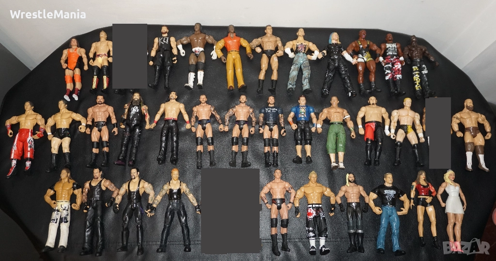 34 Кеч Фигури Lita/Lana/Test/D-Von Dudley/Samoa Joe/The Undertaker/Shane Douglas/The Miz/Seth Rollin, снимка 1