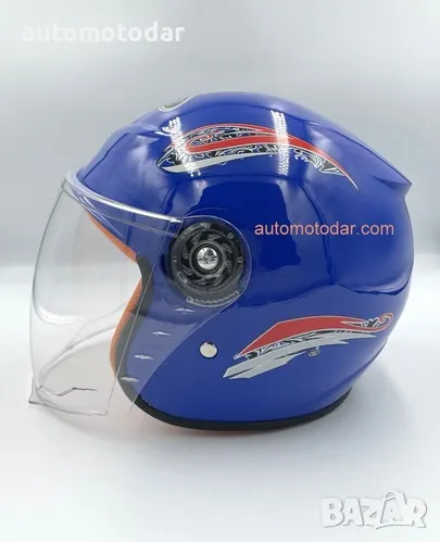 Отворена детска мото каска скутер мотопед, снимка 1