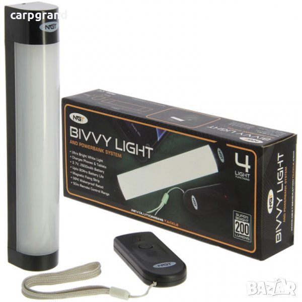 Лампа за палатка NGT USB Bivvy Light Large, снимка 1
