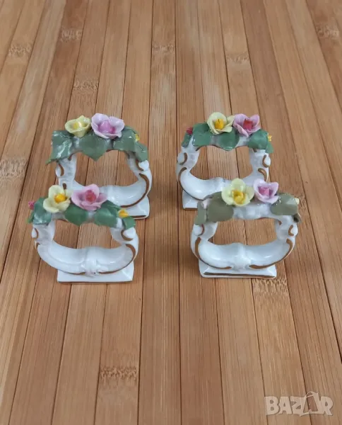 4 бр. пръстени за салфетки - Dresden, снимка 1