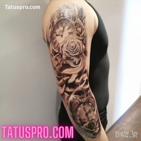 Временна татуировка ”Fleeting beauty” | Бърза доставка | TatusPro.com, снимка 1