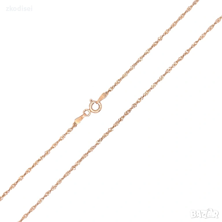 Златен синджир 1,74гр. 39,5см. 14кр. проба:585 модел:36647-6, снимка 1