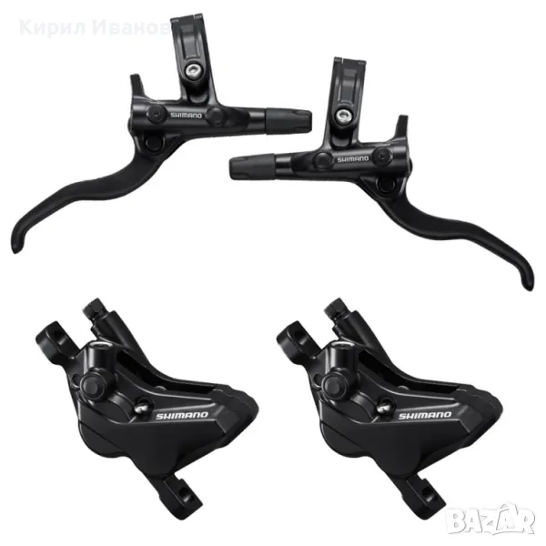 Сет 4 бутални дискови спирачки: SHIMANO  

, снимка 1