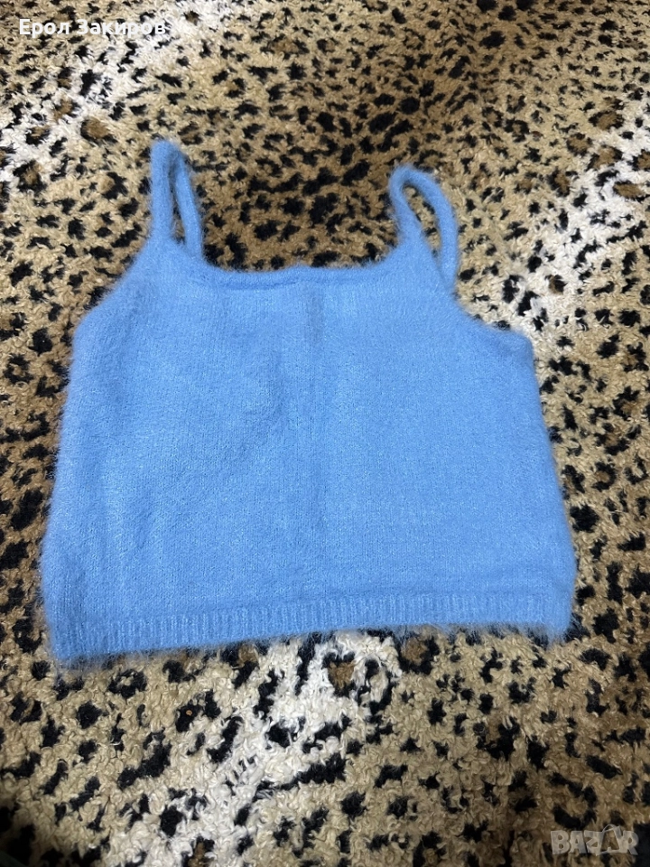 Син пухкав потник, снимка 1