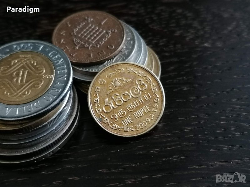 Mонета - Шри Ланка - 1 рупия | 2009г., снимка 1