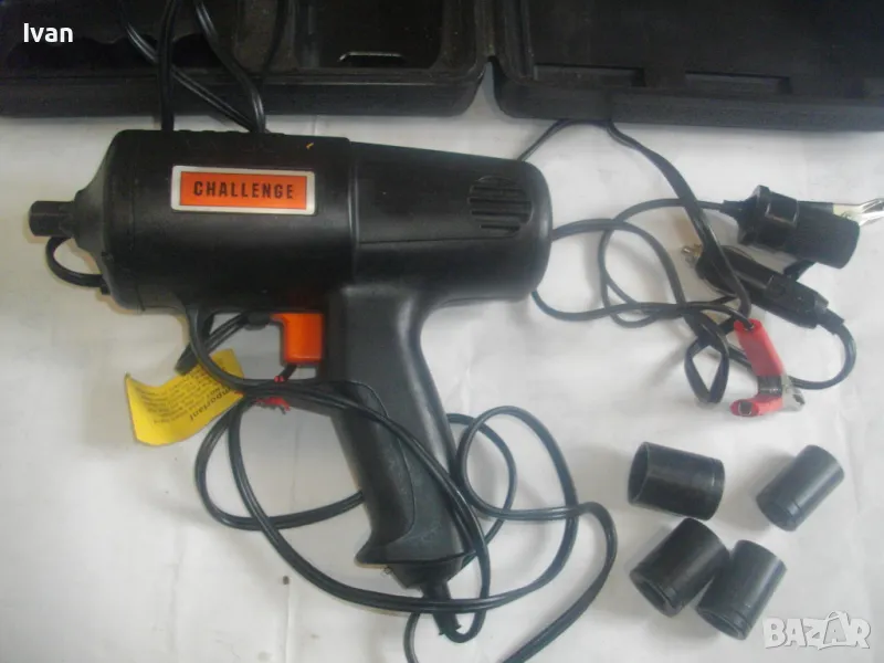 НОВ 12 ВОЛТОВ 50 ВАТА 1/2 ГАЙКОВЕРТ ПЪЛЕН КОМПЛЕКТ С КАМЪНИ И КАБЕЛИ CHALLENGE , снимка 1
