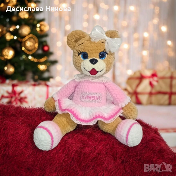 Мече-40см, ръчна изработка, снимка 1