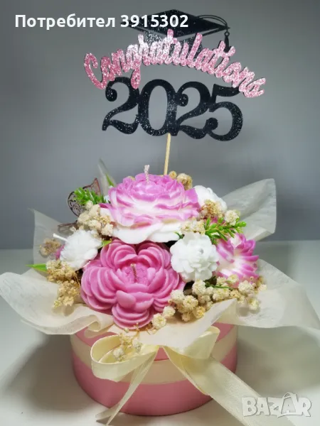 Букет от соев восък, снимка 1