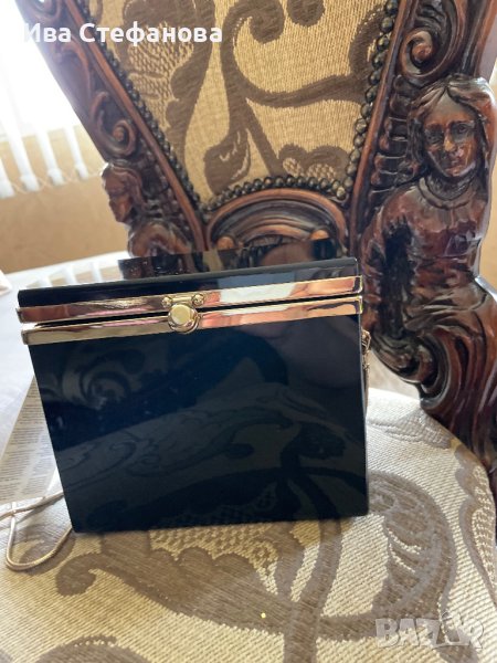 Черно оригинално лимитирана серия куфарче чанта Манго-Mango , снимка 1