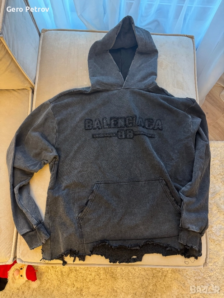Блуза с качулка Баленсиага, снимка 1