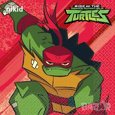 Костенурките Нинджа 8 бр  парти салфетки рожден ден, снимка 1