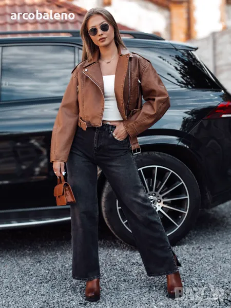 Дамски дънки с протритости JEANDII, снимка 1