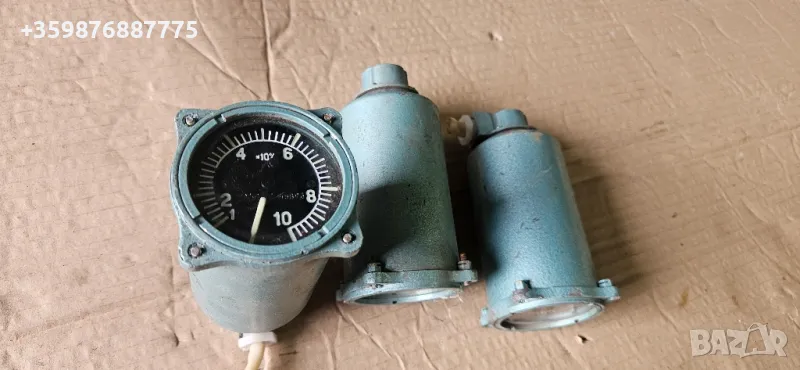 Прибор Тахометр ТМи1 Уред Съветски Соц Ретро Руски руско Военни Армия военна военно , снимка 1