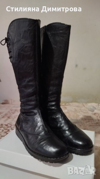 Ботуши 36 номер естествена кожа (23 см), снимка 1