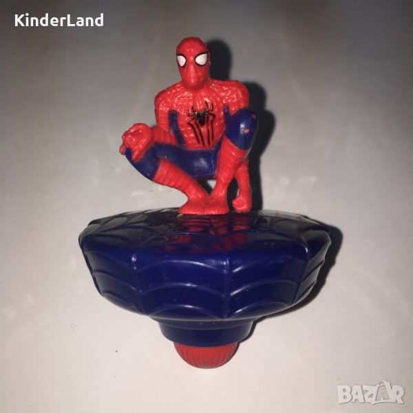 Пумпал Спайдърмен The Amazing Spider-man 2014 Spidey Spinning Top Toy Figure, снимка 1