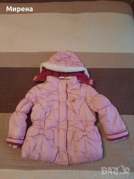 Зимно яке със сваляща се качулка 1-2 год., снимка 1