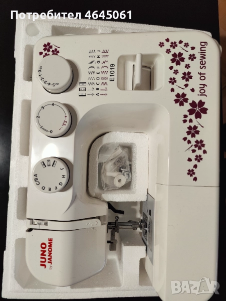 Шевна машина Janome E 1019, снимка 1