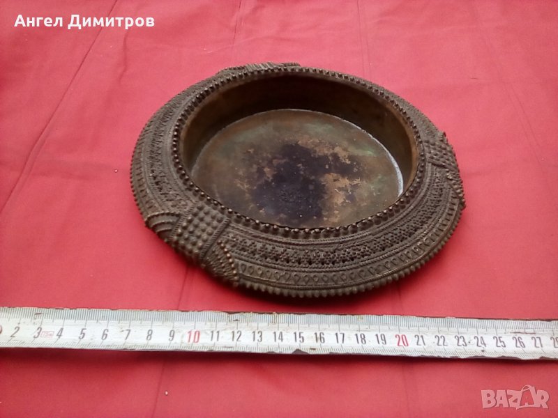 Стар бронзов съд, снимка 1