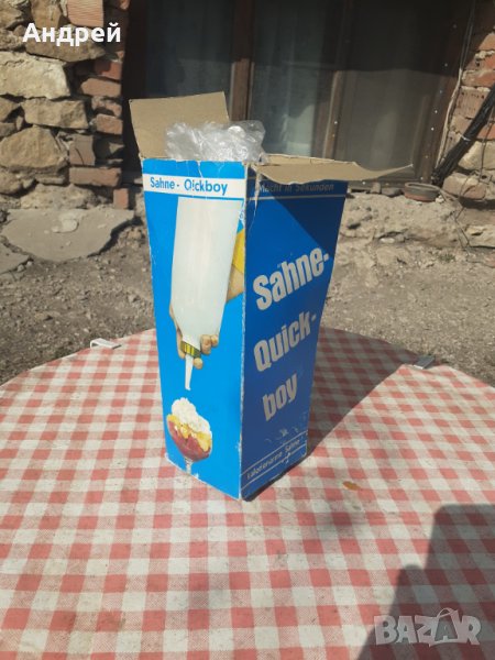 Стар шприц за сметана, снимка 1