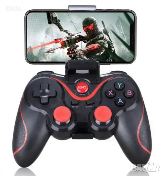 Джойстик за телефон Wireless X3, iOS, Android, Windows, Безжичен, Bluetooth, снимка 1