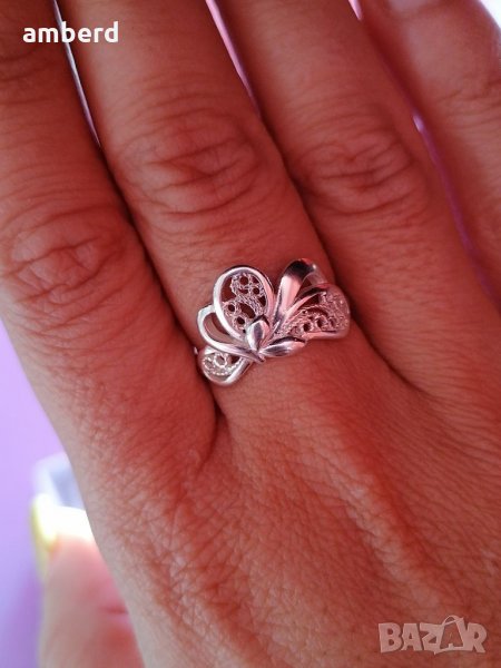 Уникален винтидж сребърен пръстен - модел R063, снимка 1