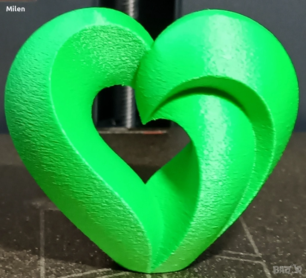 Декоративна статуетка сърце, снимка 1