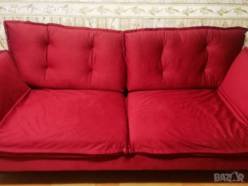 Червен диван-канапе, снимка 1