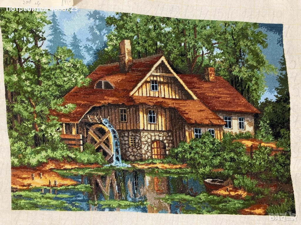 Гоблен “Край езерото”, снимка 1