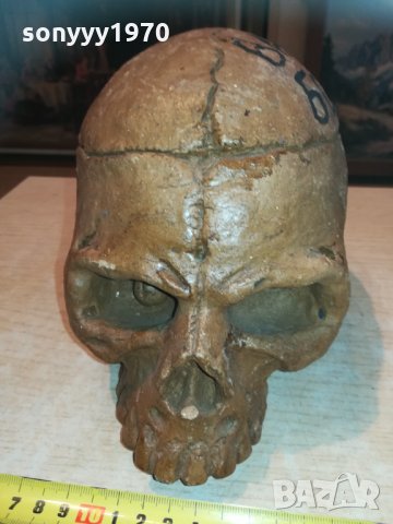 черепа-керамика 20х19х14см 0903211130, снимка 10 - Колекции - 32092172