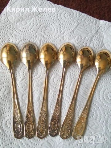 Лъжици позлатени малки 52643, снимка 7 - Колекции - 52747395