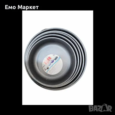 Комплект - 5 броя тави от гранит.