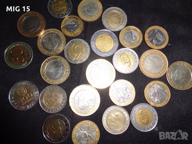 Биметални монети, снимка 2 - Нумизматика и бонистика - 25995532