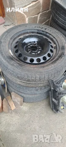 3бр железни джанти 15цола 5х100 за vw Polo, seat  ibiza 