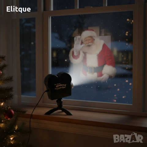 КОЛЕДЕН Лазерен проектор Window Projector, снимка 13 - Плейъри, домашно кино, прожектори - 52862703