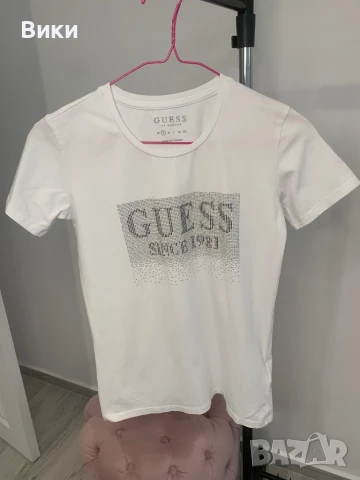 Тениска Guess размер S, снимка 7 - Тениски - 51036368