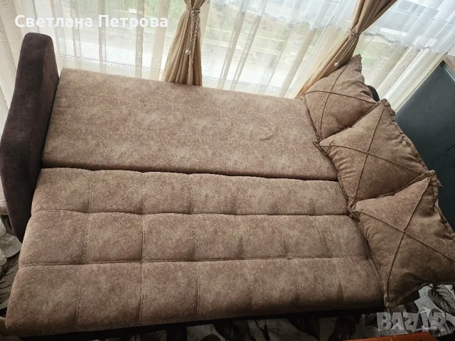 диван с функция сън, снимка 3 - Дивани и мека мебел - 50201178