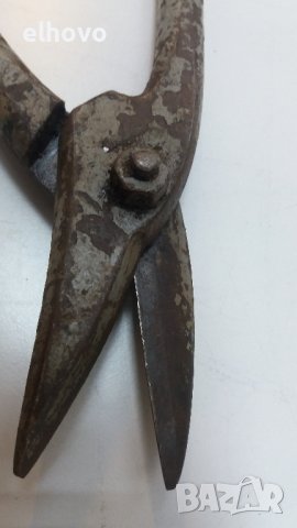 Стара ножица за ламарина, снимка 4 - Антикварни и старинни предмети - 39401459