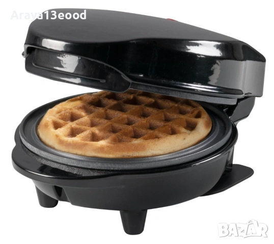 Мини гофретник Bestron AMW500Z Black Label 550W, черен, снимка 2 - Гофретници - 53874875