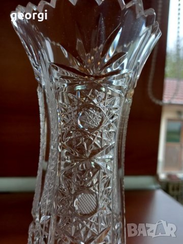 Кристална ваза, снимка 2 - Вази - 34974108