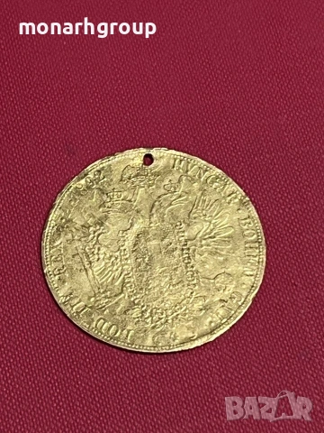 Златна монета 4 австрийски дуката Franc Iosif /23,65К/, снимка 2 - Други ценни предмети - 54232147