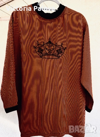 Стилна блуза-туника с бродирана корона , снимка 10 - Блузи с дълъг ръкав и пуловери - 52714475